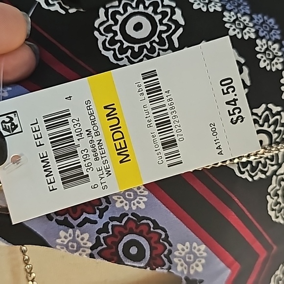 JM Collection Fall Blouse - Picture 2 of 3